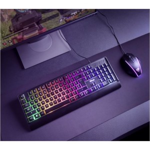 TECLADO GAMING TRUST ZIVA RAINBOW LED
