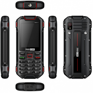 TELEFONO MOVIL RUGERIZADO MM917 2.4" | 2MPX | 3G MAXCOM NEGRO