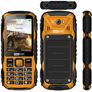 TELEFONO MOVIL RUGERIZADO MM920 AMARILLO MAXCOM