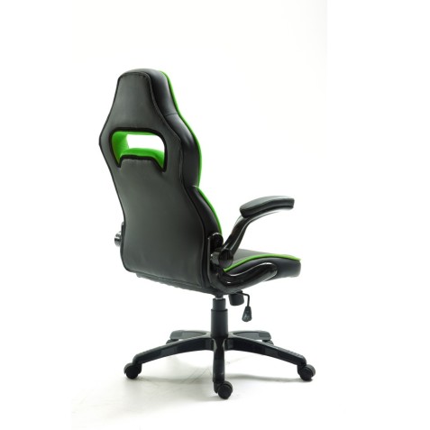 SILLA GAMING GM400 NEGRO/VERDE MUVIP