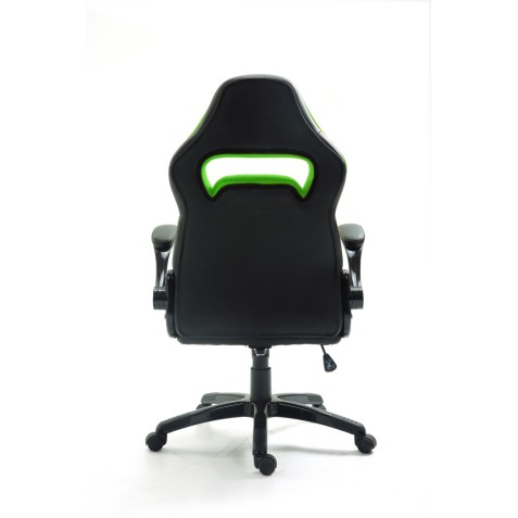 SILLA GAMING GM400 NEGRO/VERDE MUVIP