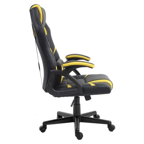 SILLA GAMING GM1000 NEGRO/AMARILLO MUVIP