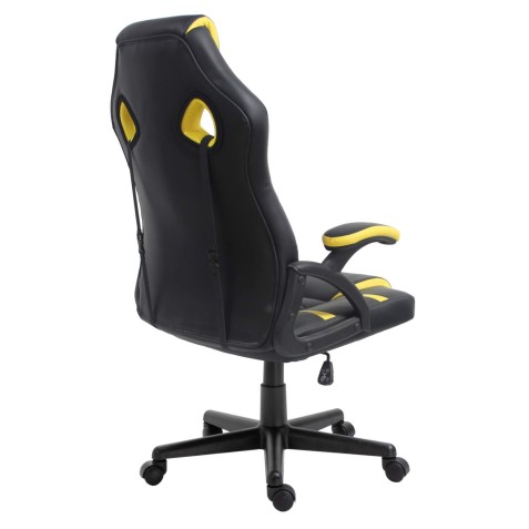 SILLA GAMING GM1000 NEGRO/AMARILLO MUVIP