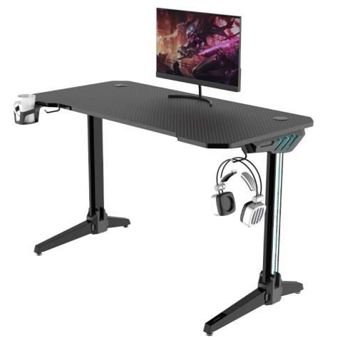 MESA GAMING PRO600 FIBRA CARBONO +...