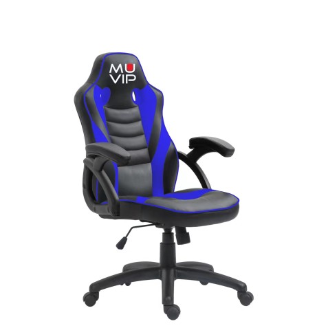 SILLA GAMING GM1100 NEGRO / AZUL MUVIP