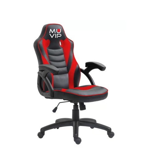SILLA GAMING GM1100 NEGRO / ROJO MUVIP