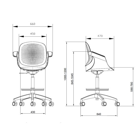 SILLA / TABURETE DE OFICINA TOP WORK...