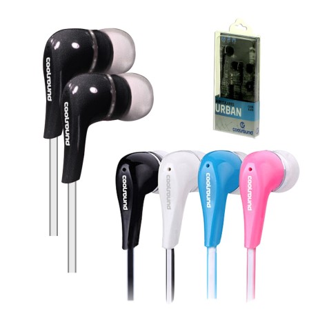AURICULARES URBAN COLOR NEGRO COOLSOUND