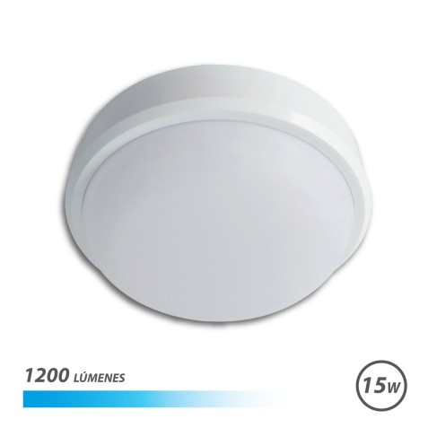 APLIQUE LED REDONDO EXTERIOR 15W LUZ...
