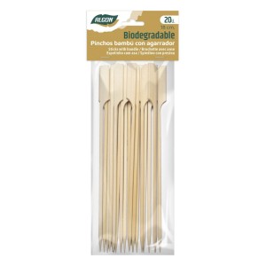 SET 20 PINCHO BAMBU AGARRADOR 180MM...