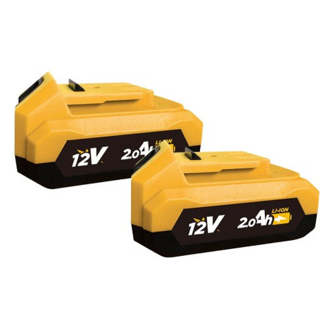 TALADRO PERCUTOR 12V | 2 BATERIAS 2AH...