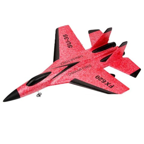 AVION PLANEADOR CONTROL REMOTO ROJO