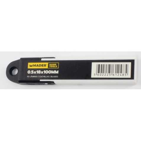 REPUESTOS 10PCS CUTTER 18mm MADER