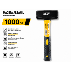 MACETA ALBAÑIL 1000GR MANGO FIBRA BLIM