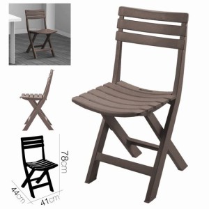 SILLA PLEGABLE BIRKI TOPO 44X41XH78CM