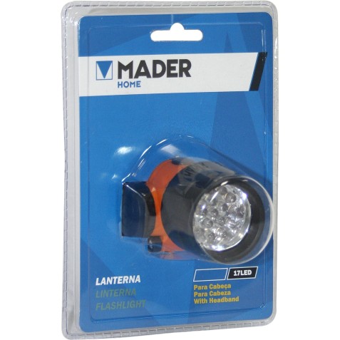 LINTERNA LED 17 LED PARA CABEZA MADER