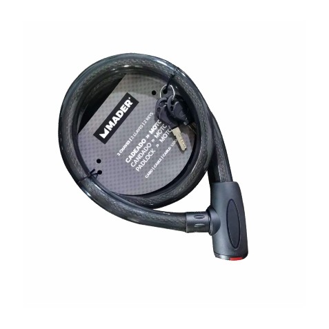 CANDADO ESPIRAL PARA MOTO 120CM MADER