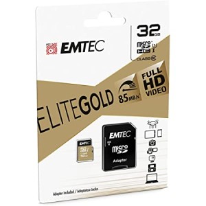 MEMORIA MICRO SD 32GB ELITE GOLD 85MB/S EMTEC