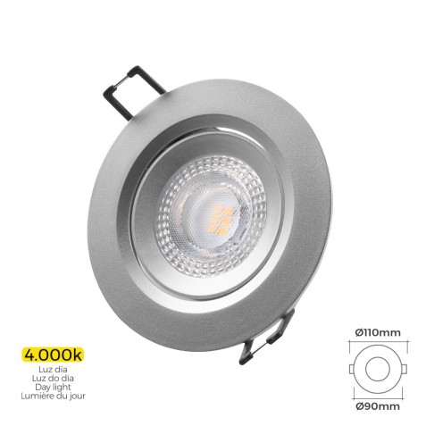 DOWNLIGHT LED EMPOTRAR 5W 380 LUMEN...