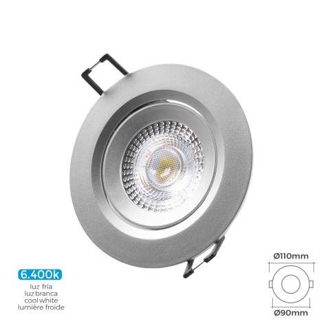 DONWLIGHT LED EMPOTRABLE 5W 380 LUMEN...