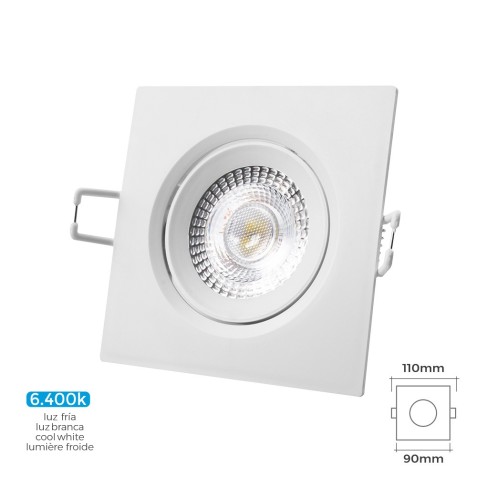 DOWNLIGHT LED EMPOTRABLE 5W 380 LUMEN...