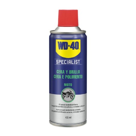 CERA Y BRILLO MOTO 400ML WD40 SPECIALIST