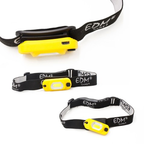 LINTERNA CABEZA RECARGABLE 1W 3.7V...
