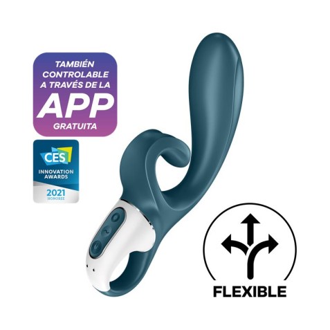 VIBRADOR HUG ME GRAYBLUE CON APP...