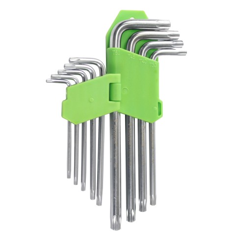 JUEGO LLAVES TORX LARGA 9 PCS SAURIUM
