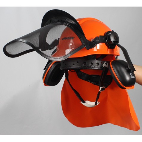 CASCO + PROTECCION FACIAL +...