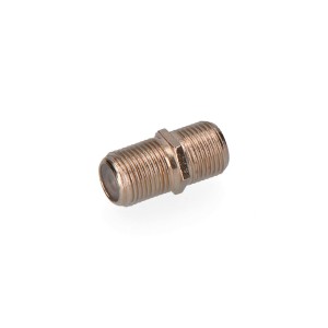 CONECTOR EMPALMADOR "F" MACHO-MACHO RETRACTILADO