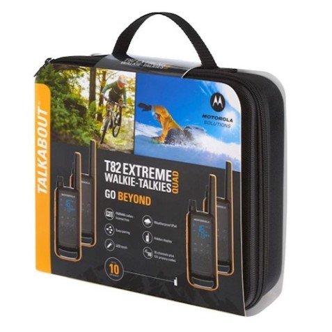 PACK 4 WALKIE-TALKIE MOTOROLA T82...