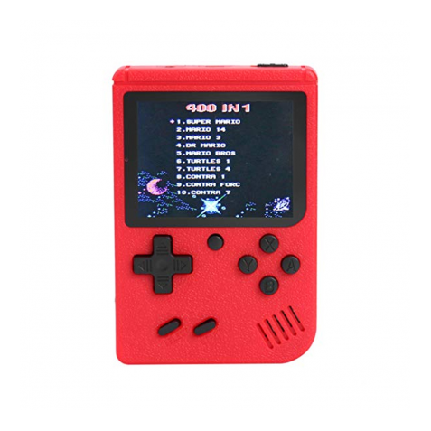 CONSOLA SUPER GAME BOX ROJO 400 JUEGOS