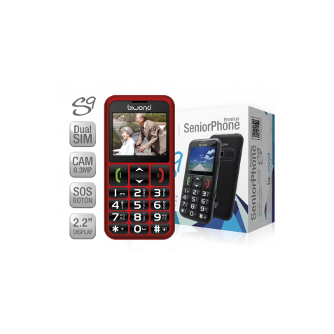TELEFONO S9 DUAL SIM SENIOR PHONE...