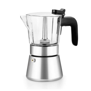 CAFETERA ITALIANA ACERO INOXIDABLE 4...