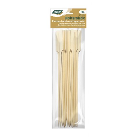 SET 20 PINCHO BAMBU AGARRADOR 240MM...