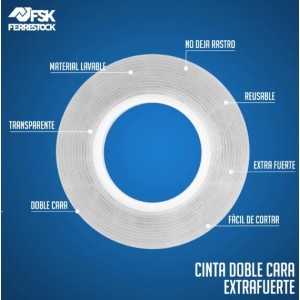 CINTA DOBLE CARA EXTRA REU.20MMX3MX1MM