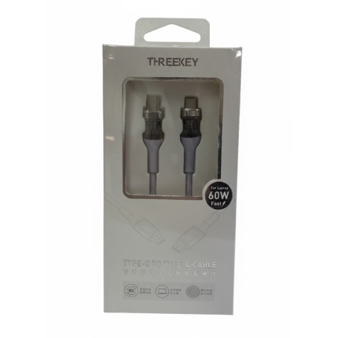 CABLE TIPO C A TIPO C 1 METRO 60W...