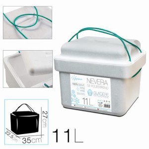 NEVERA DE POLIESTIRENO 11 LITROS CON...
