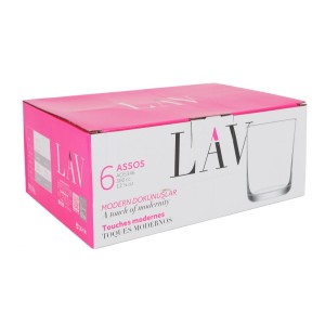 SET 6 VASOS 360CC ASSOS LAV