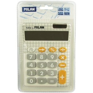CALCULADORA MILAN GRIS 10 DIGITOS
