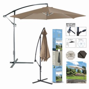 SOMBRILLA PARASOL 300CM MARRON