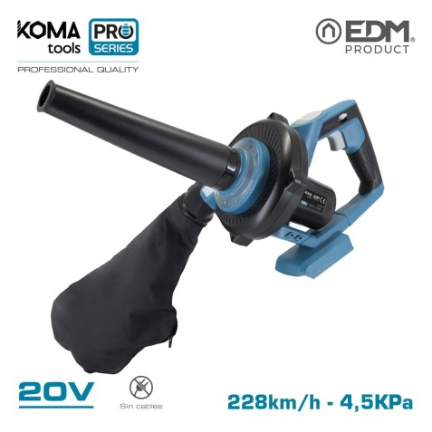 ASPIRADOR SOPLADOR 20V (SIN BATERIA Y...