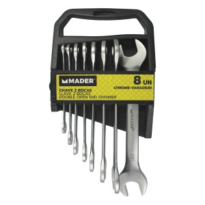 JUEGO LLAVES FIJAS CROMO VANADIO 8PCS MADER