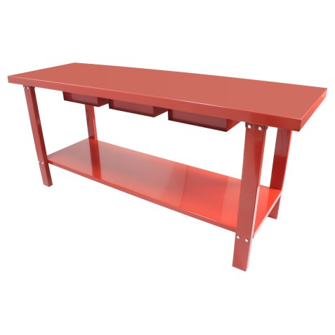 BANCO DE TRABAJO METAL 200X64CM MADER