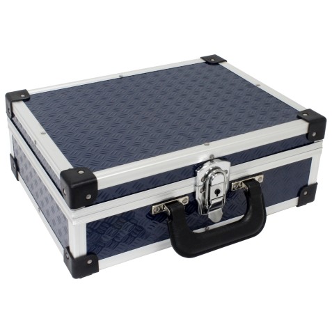 MALETIN HERRAMIENTAS ALUMINIO AZUL MADER