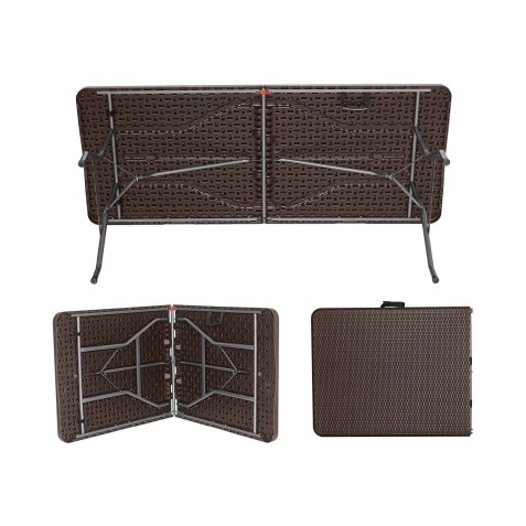 MESA PLEGABLE RECTANGULAR EFECTO...