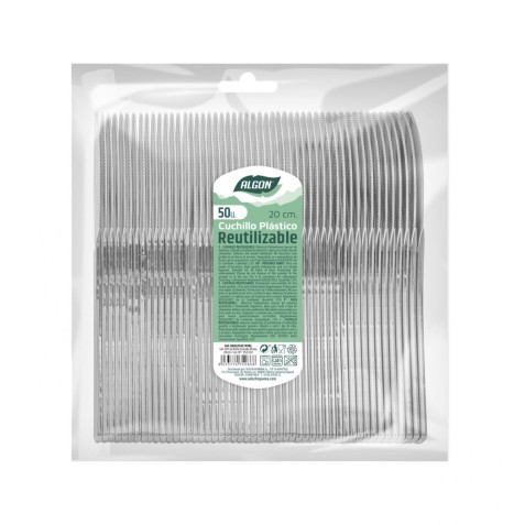 PACK 50 CUCHILLOS PLASTICO...