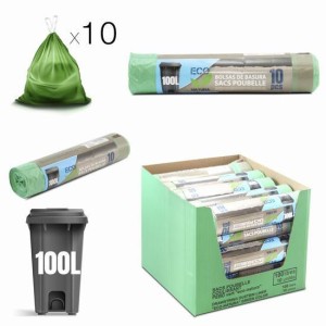 PACK 10 BOLSAS DE BASURA 100 LITROS...