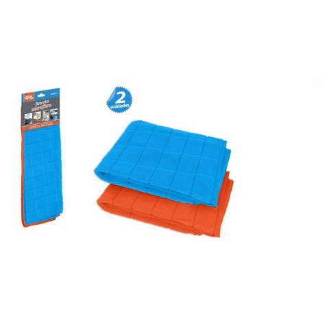 PACK 2 BAYETAS MICROFIBRAS 40X60CM...